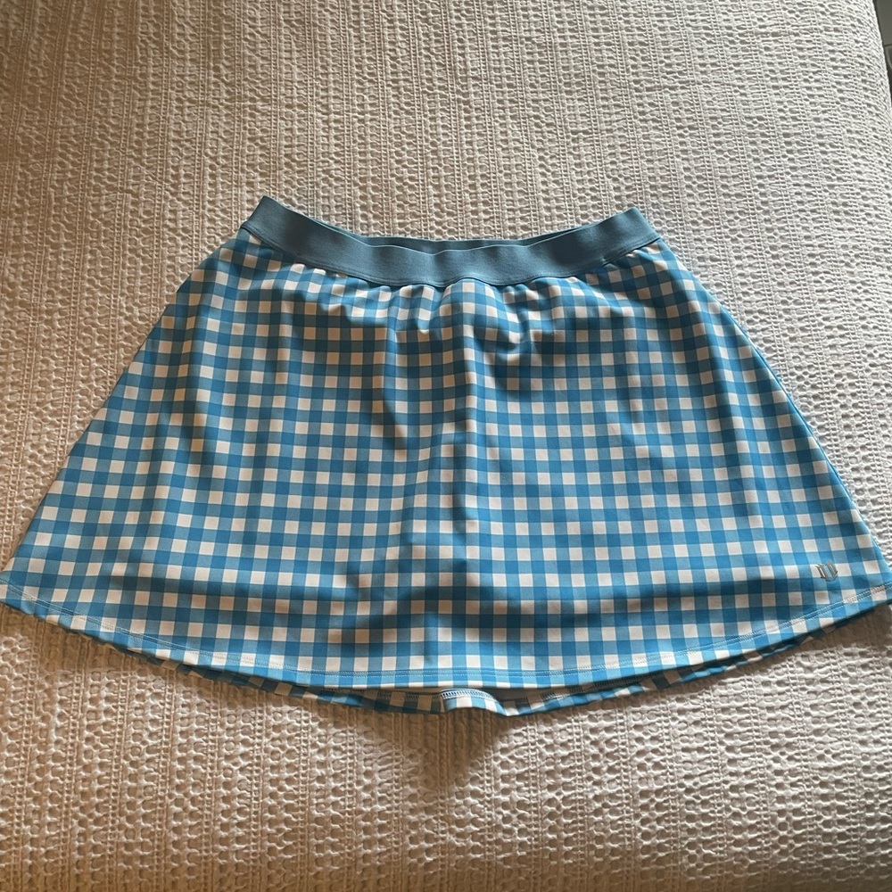 Eleven Venus Williams - Dreamers Workout Skirt - Bonnie Blue Gingham - XL